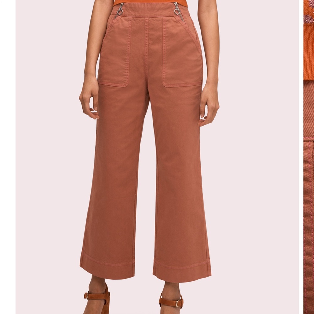 High waist Kate Spade white pant